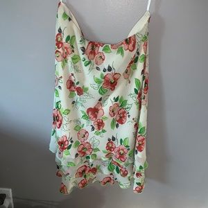 Vintage midi floral skirt